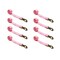 Tie 4 Safe 2" x 10' Wheel Lasso Lift Strap w/ Flat Snap Hook Tow Dolly Pink, 8PK TWS21-2510-M3-PK-C-8 - alternate 1